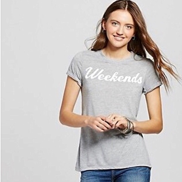 Zoe + Liv Tops - Zoe+ Liv Weekends graphic tee